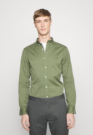 SLIM FIT FEATHERWEIGHT TWILL SHIRT - Chemise - jungle