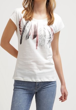 T-shirt print - off-white