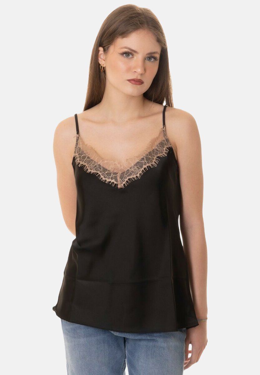 Susy Mix Top - nero - Zalando.it