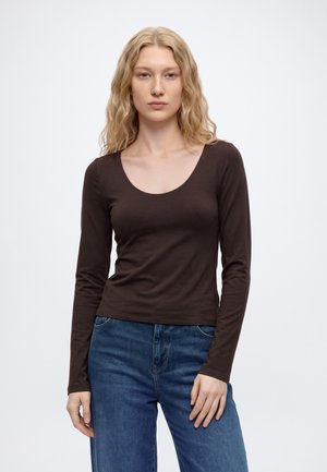 GAP, BALLET BACK - Блуза с дълги ръкави - terra brown