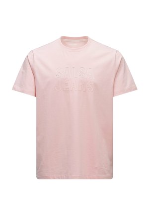 Salsa Jeans, SALSA JEANS DAUGHTER JEANS CAPRI - T-shirt print - rosa