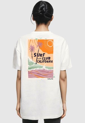 SURF CLUB CALIFORNIA - T-shirt imprimé - white