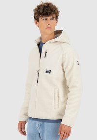 alife & kickin HARALDAK G  - Felpa con zip - chalk