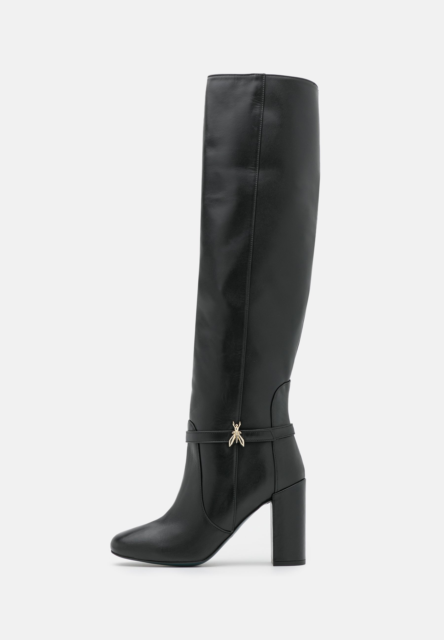 Patrizia Pepe EXCLUSIVE BOOT - Overknee laarzen - nero/zwart - Zalando.nl