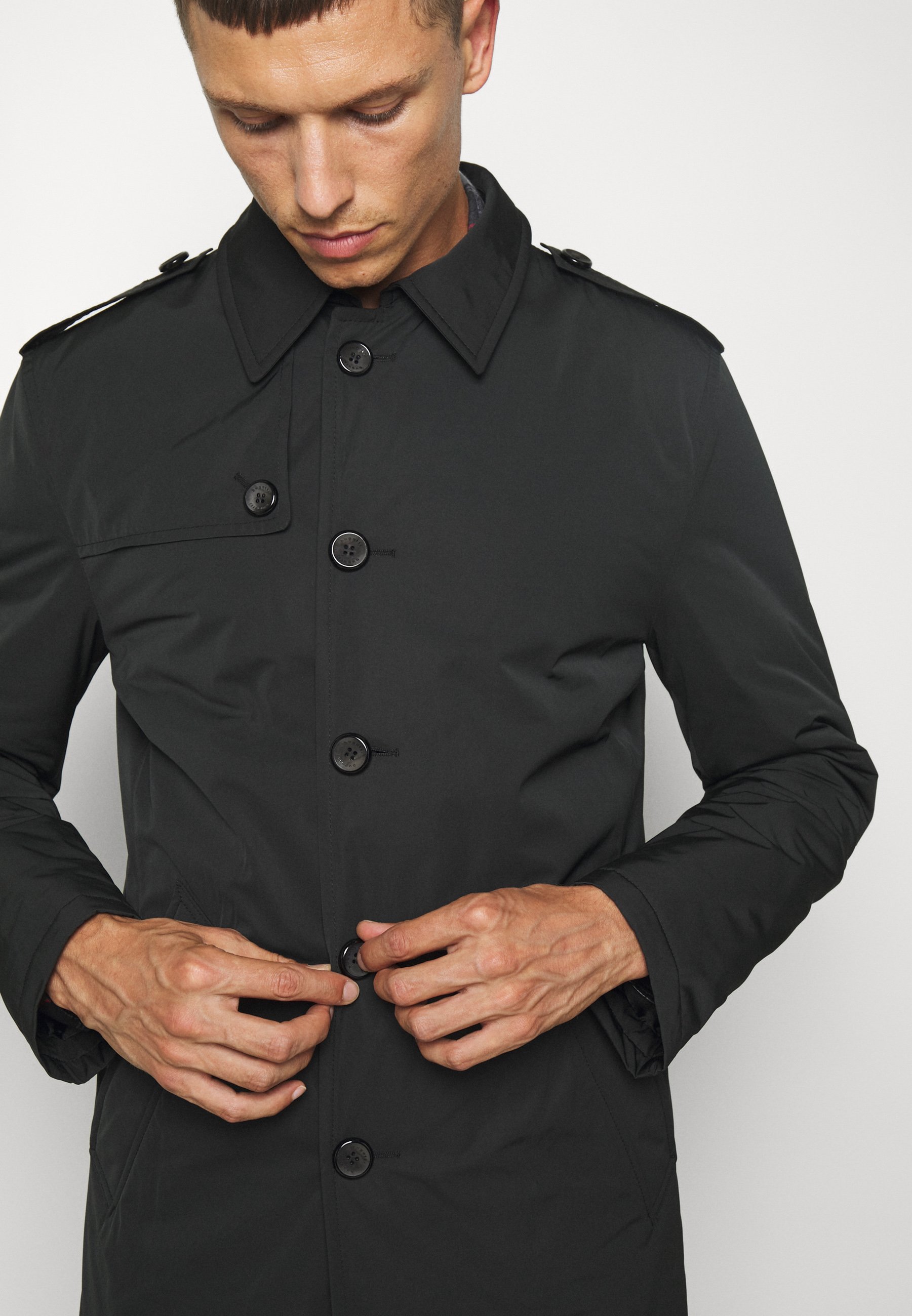 Bugatti Halflange jas blackZwart Zalando.nl Bugatti Jas blackZwart Zalando.nl
