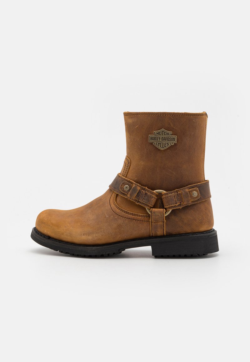 Harley Davidson SCOUT - Bottines de cowboy / motard - brown