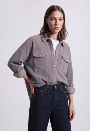 Mavi, MAVI OVERSHIRT FIONA - Button-down blouse - grau