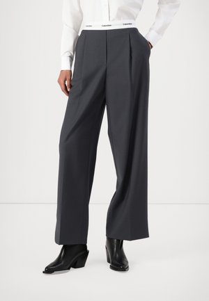LOGO TROPICAL TROUSER - Nohavice - endless gray