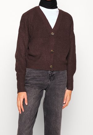 Vest - dark brown