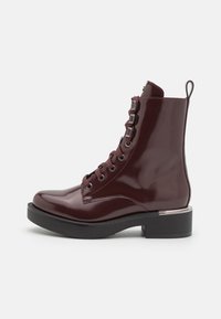 DKNY Stivaletti con plateau - bordeaux