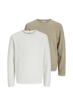 2 PACK - Strickpullover - beige/creme