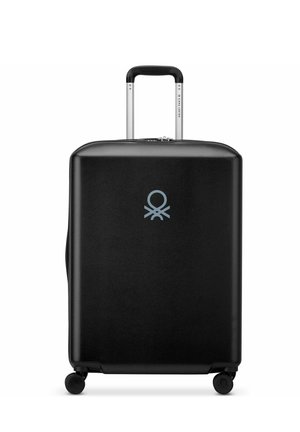 UNITED COLORS OF BENETTON HARDSIDE 4 ROLLEN TROLLEY - Luggage - black
