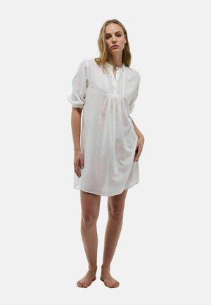 DE UNIE AVEC DÉTAIL - Chemise de nuit / Nuisette - ecru