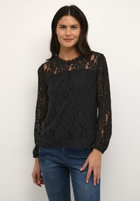 Cream - CRKIT LS - Blouse - pitch black Miniatuurafbeelding 1