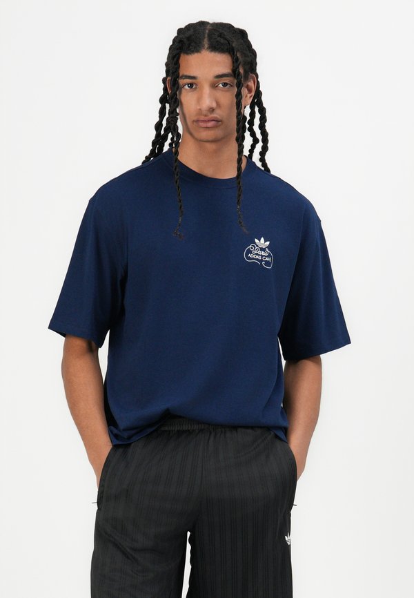 PARIS TEE UNISEX - Print T-shirt - night indigo4