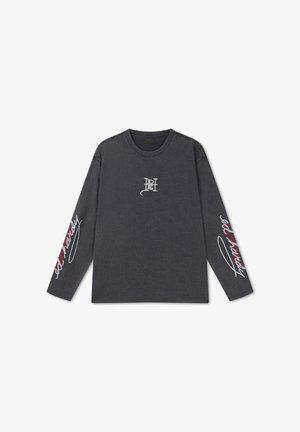 Ed Hardy, MENS FLYING TWIN DRAGON GRAPHIC LONG SLEEVE RELAXED T-SHIRT - T-shirt à manches longues - black