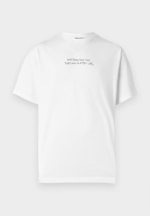 Only & Sons, ONSAARON LIFE TEE - Camiseta estampada - bright white