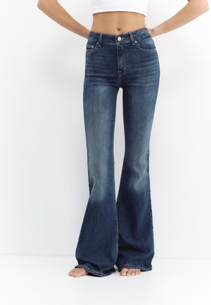 PULL&BEAR Kavbojke na trapez - dark blue