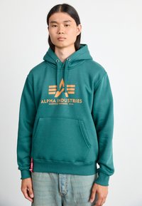 Alpha Industries BASIC HOODY - Melegítőfelső - force green