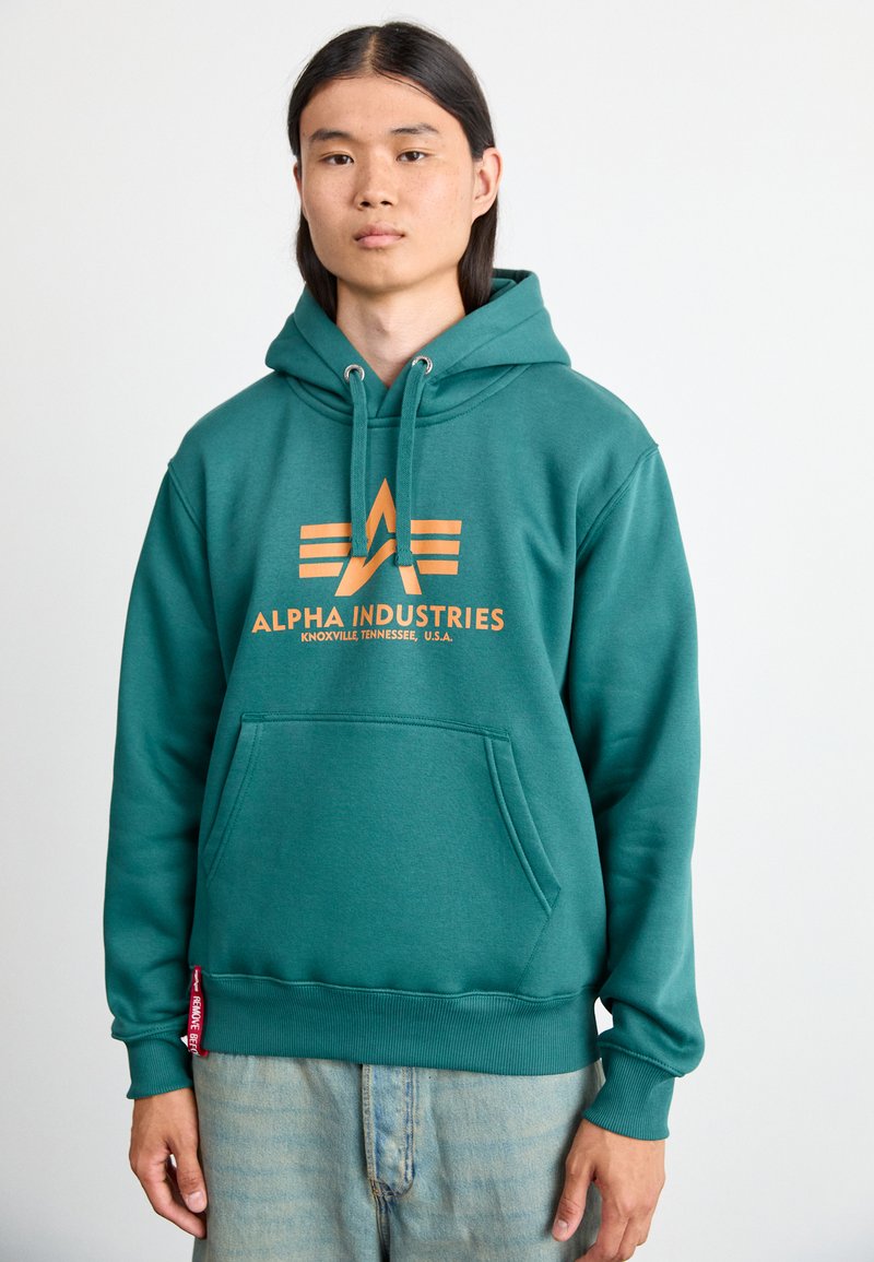 Alpha Industries BASIC HOODY - Melegítőfelső - force green
