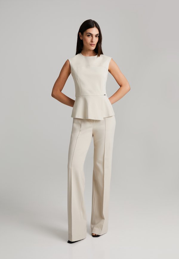 BIRDIE - Blouse - silver sand3