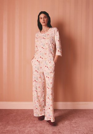 Cath Kidston, SET - Pyjama - cream/red love notes valentines heart print