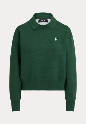 Polo Ralph Lauren, POLO-COLLAR LOGO PULLOVER - Maglione - northwest pine/multi