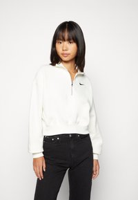 Nike Sportswear CROP - Camisola - sail/black