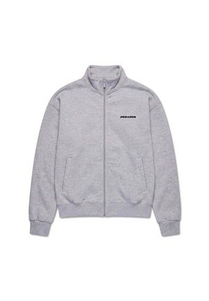 Pegador, LOGO OVERSIZED SWEAT TRACK JACKET - Felpa con zip - grau melange