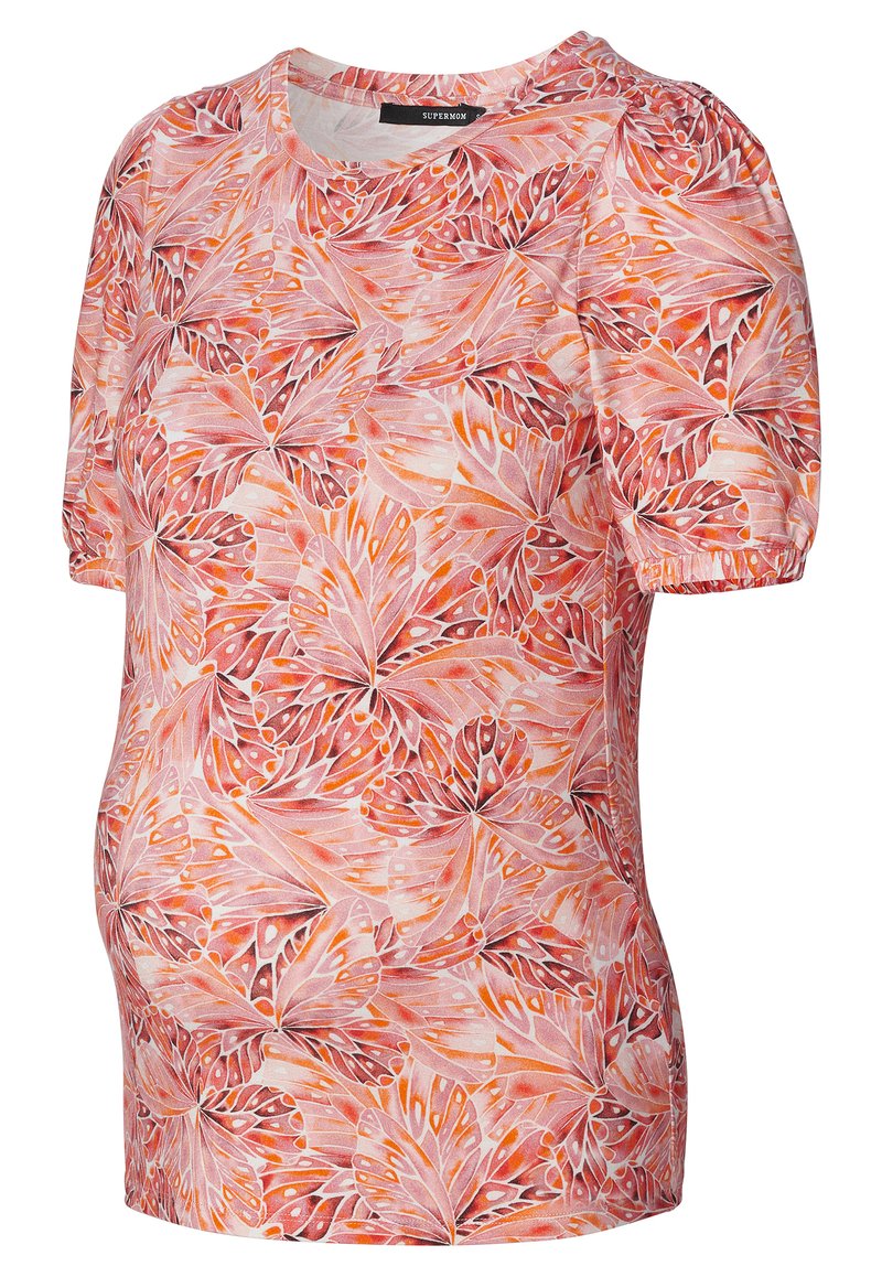 Supermom T-shirt print meerkleurig