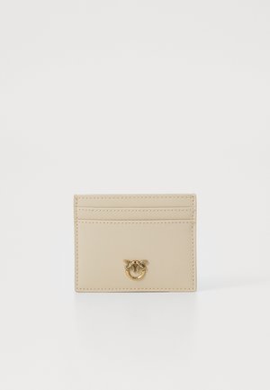 CARD HOLDER - Portafoglio - beige/smoke grey/antique gold-coloured