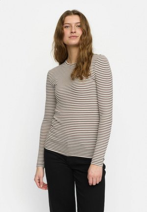 SRFENJA - Long sleeved top - 153 coffee quartz