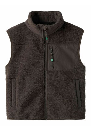 Vest - chocolate brown