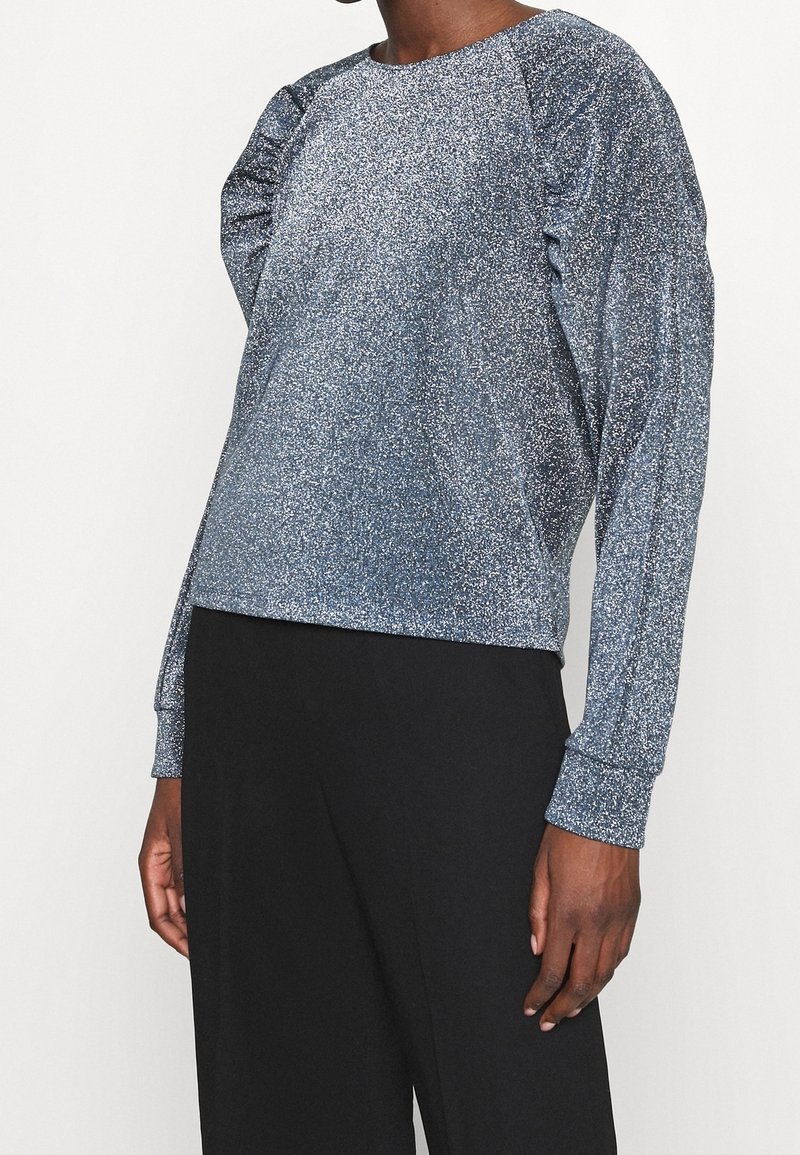 Mads Nørgaard Langarmshirt - blue