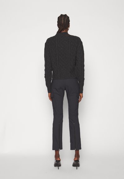 WOOD WOOD ANGELA ARMY PANT - Kargopüksid - black