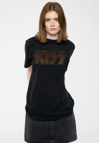 Paradiso Clothing KISS VINTAGE LOGO - Print T-shirt - black