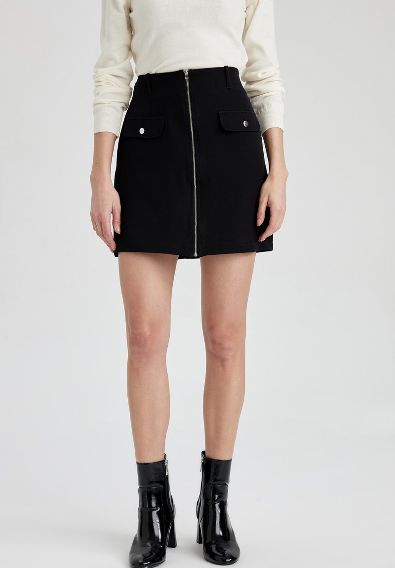 DeFacto Aline skirt black Zalando.ie