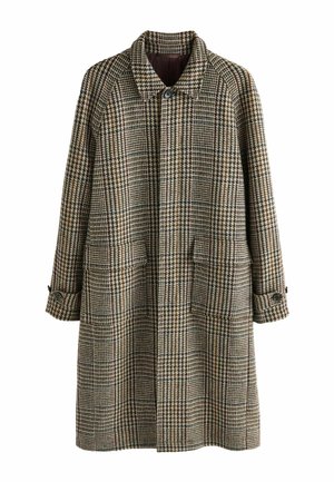 REGULAR FIT  - Klassischer Mantel - brown check