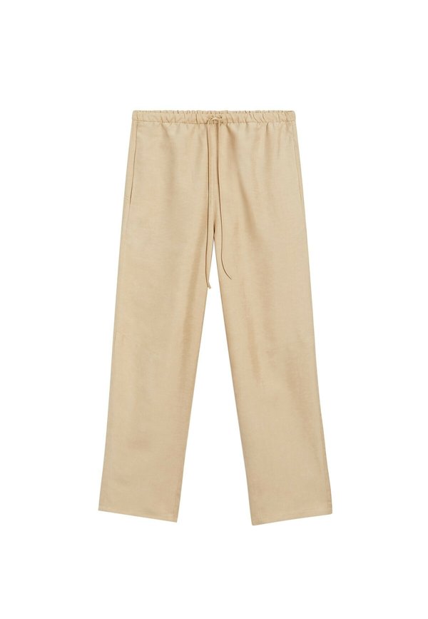 FLOWING BARREL FIT - Trousers - sand2