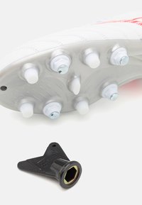 Mizuno MONARCIDA NEO III SELECT MIX - Scarpe da calcio per terreno morbido - white/radiant red