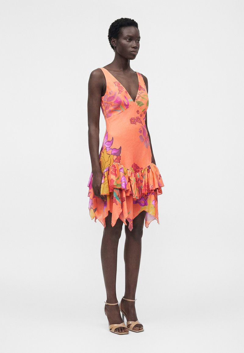 Donde Esteban GUAVA FLORES VOILE MINI DRESS - Day dress - multi-coloured -  Zalando.co.uk