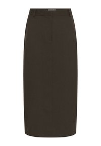 Soaked in Luxury Maxinederdele - brown melange suiting