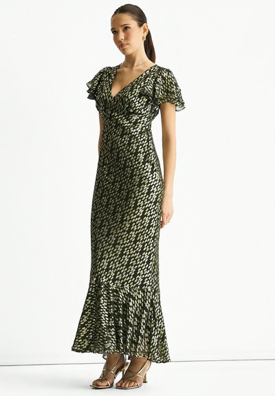 GINI LONDON WATERCOLOUR FLORAL - Maxi dress - green - Zalando.co.uk GINI LONDON WATERCOLOUR FLORAL - Maxi dress - green - Zalando.co.uk