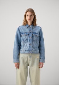 HUGO ANOUK - Jeansjakke - turquoise/aqua