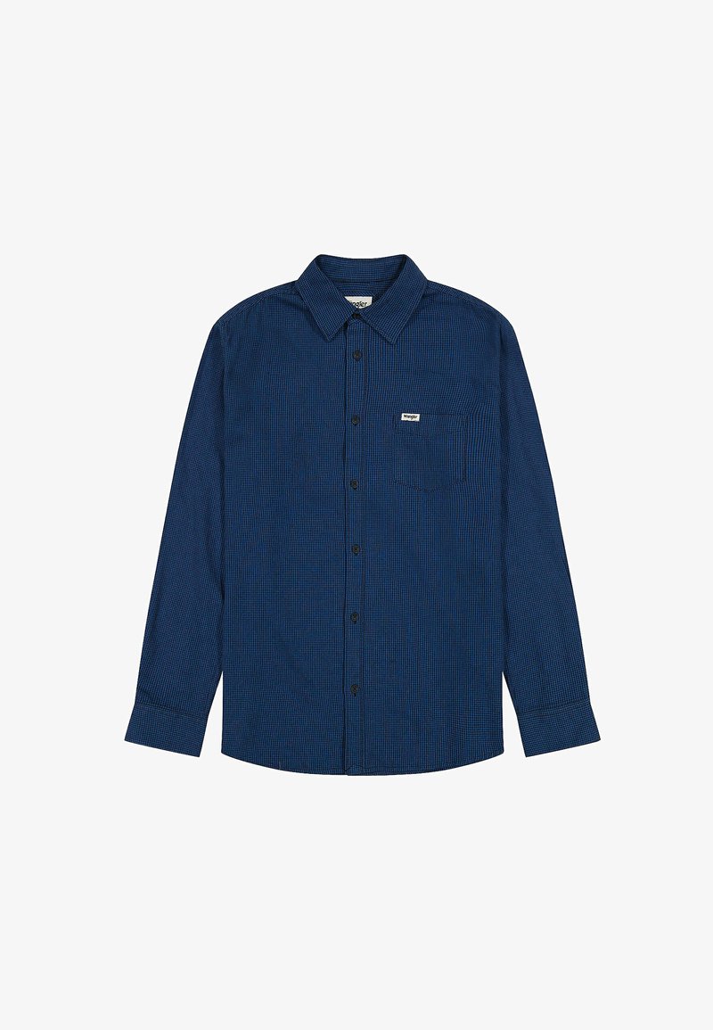 Wrangler LONG SLEEVE - Camicia - navy/blu scuro Wrangler LONG SLEEVE - Camicia - navy/blu scuro
