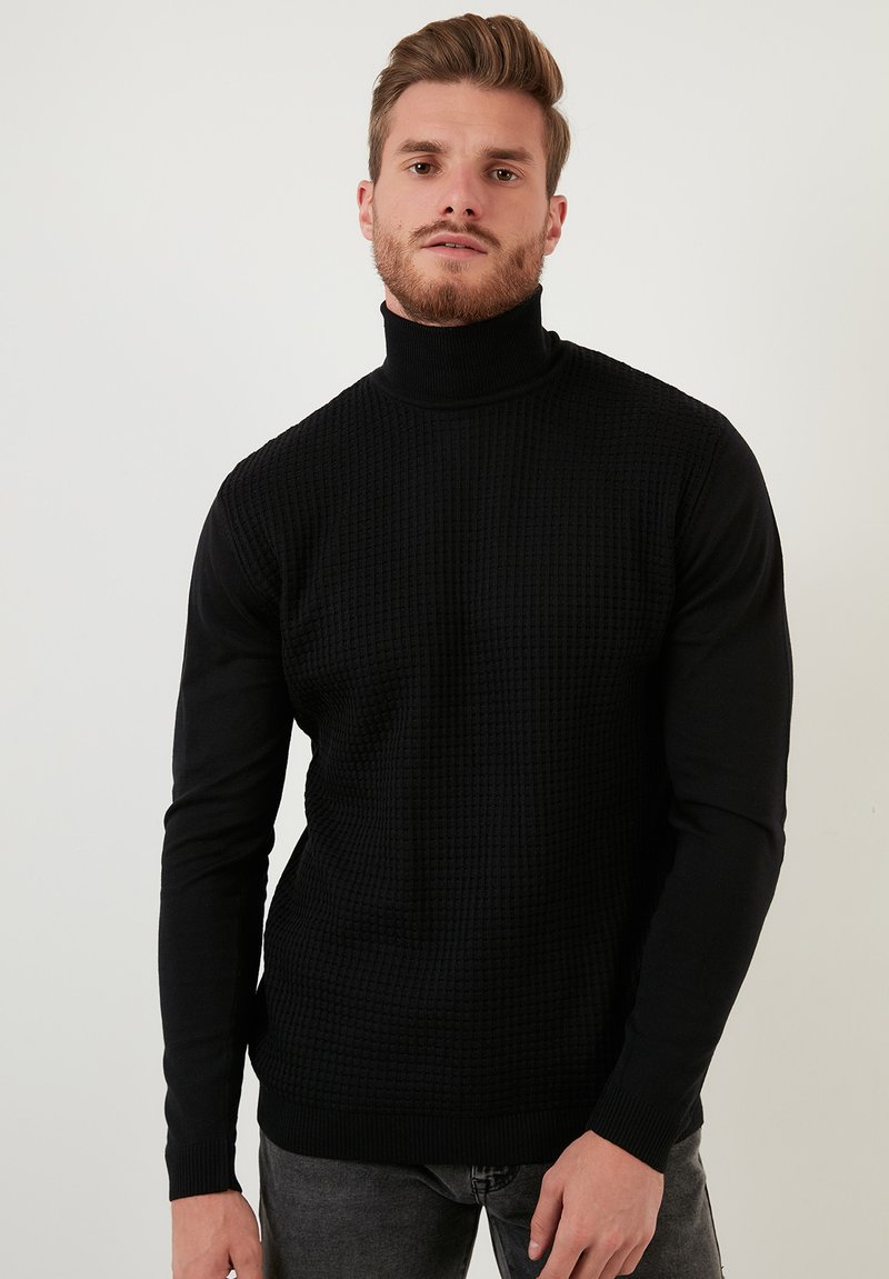 Buratti REGULAR FIT - Pulover - black