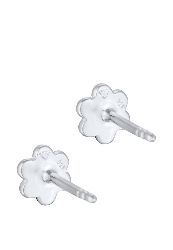 BASIC FLOWER – Ohrringe – silberfarben