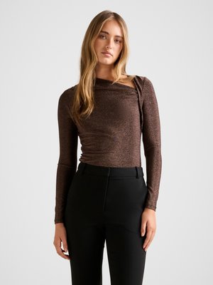 ROMA GLITTER - Longsleeve - dark bronze