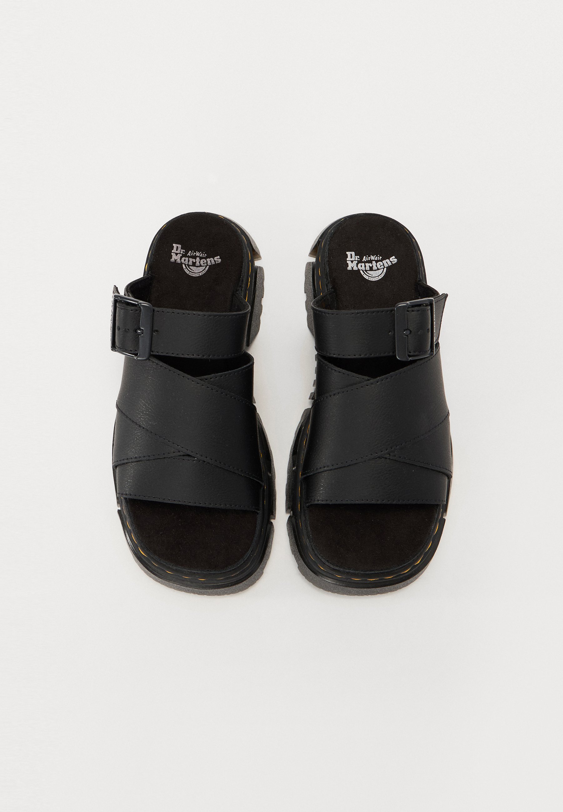 Dr. Martens MATTISON SLIDE - Sandalias con plataforma - black