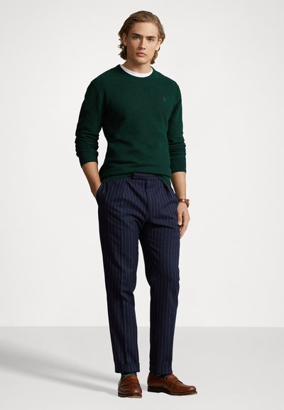 Polo Ralph Lauren KNIT COTTON CREWNECK SWEATER - Džemperis - dark green